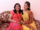 My mom and me on Dashain