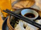 Vegan Vietnamese dumplings at a restaurant in Berlin Mitte