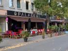 This street is lined with many places to eat, read a book or meet a friend