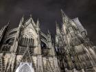 The Cologne Cathedral at night