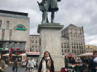At the Handel Statue