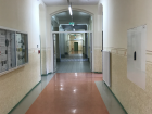 The hallway at school
