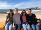 Visiting Sanxenxo with friends from Canada, New Zealand, and Northern Ireland