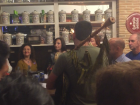 While in Pontevedra, we walked into a restaurant and found a Galician singing group