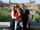 Me in Toledo with my host mother María Carmen and her son Sacha