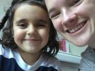 Amelia, one of the youngest students to whom I give English lessons