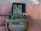 Medal for finishing the 10 km run!