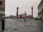 The flooded Piazza San Marco in Venice
