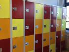 Students have lockers like in the States...but they look a bit different!