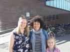 Here's Solina with Mrs. Turunen and Inkeri 