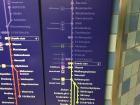 This is an example of a subway plan you can find at the subway stations