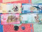 The money is very colorful and represents the biodiversity found here. The first thing I noticed when I got here was how cool the money is.