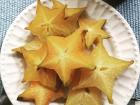 I also got to eat starfruit, or "carambola" this week! It is sweet and tart, sort of like a grape mixed with a green apple.