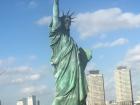It's a replica, or copy, of the Statue of Liberty!