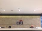 The front lobby of the Citi offices