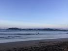 The sun was starting to set over Tamarindo beach