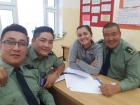 Me and some of my English students