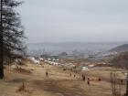 The view of the city from Bogd Khan mountain