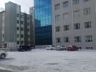 The university where I live, blanketed with a layer of snow