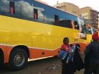 A typical bus like this, takes people long distances like from Mbarara to Kampala, which is a four-hour journey 