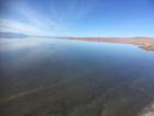Where the water meets the sky... a lake in Western Mongolia.