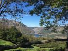 Can you see the two villages next to this reservoir?