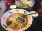 Having a nice and hearty meal of Ma La Tang (麻辣烫), a hot and spicy soup