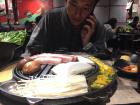 My friend 谢宁 (XieNing) and I went out to eat barbecue, or 烤肉 (kaorou)