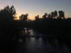 Enjoying a sunset along the Shannon River 