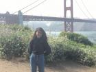 Me standing in front of the Golden Gate Bridge, one of the first sights when I moved to Berkeley