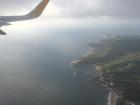 A view of the island from the plane!