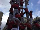 It was incredible to be so close to the Castellers! Can you see how many people make up this "human castle"?