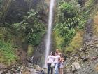 What a nice time at the waterfalls in Bucay, Ecuador with Marcela, her husband Justin and friend Gabriel
