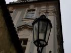 This clock tower in the Jewish Quarter has golden Hebrew numbers on it