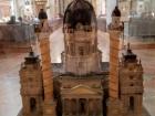 Sometimes architects make small-scale models of buildings, like this model of Karlskirche