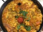 A Portuguese version of paella made with chicken