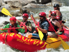 Abby and Josh rafting in Colorado