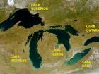 Map of the Great Lakes (https://commons.wikimedia.org/wiki/File:Great_Lakes_from_space_crop_labeled.jpg)