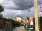 Cloudy sky like this are common here; also in the distance you can see Vigo's mountainous features