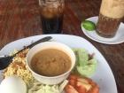 Gado-Gado, steamed vegetables with sweet peanut sauce (said to be President Obama's favorite childhood meal)