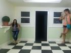This funny room makes Lizzy look like a giant
