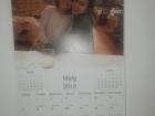Rosa, my host mom's youngest daughter, makes a calendar every year of her daughter, Carla, and her niece, Alicia 