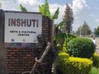 The sign to Inshuti Art Center