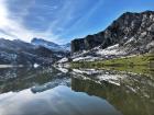 Lago de Covadonga (Covadonga Lake) in a national park