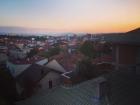 Overlooking Prishtina as the sun begins to set