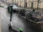 You can park electric scooters anywhere and activate them with a phone app