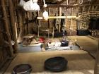 A recreated traditional home of the Ainu people, the natives of Hokkaido