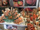 Hokkaido is well known for its seafood, as can be seen from the crabs in Nijo Fish Market
