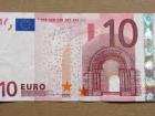 Here is a ten Euro bill