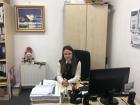 This is my friend Diana in her office!